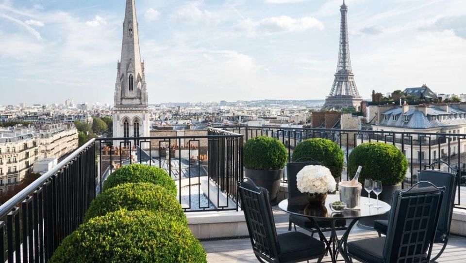 best hotel view in paris 