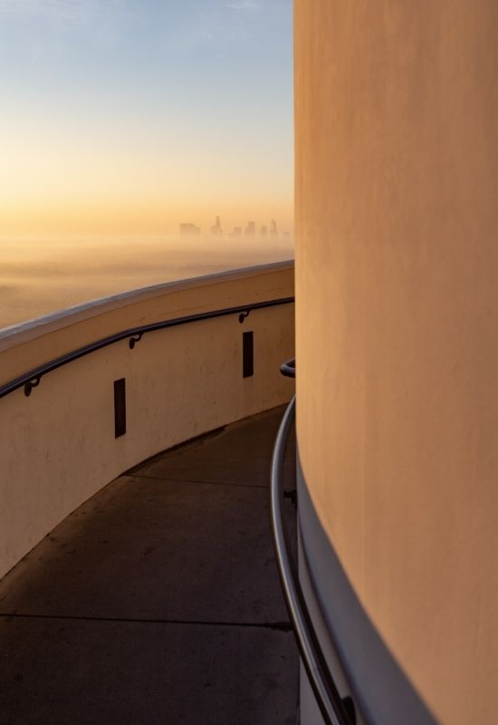 Griffith observatory sunset 