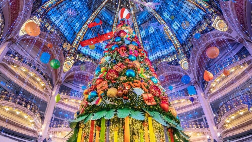2020 Galerie Lafayette's Christmas tree