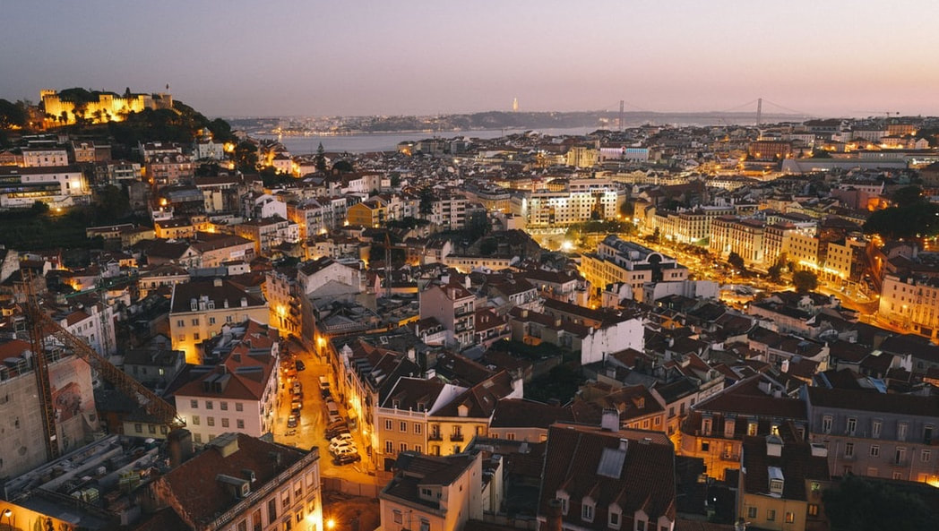 Lisbon at night 