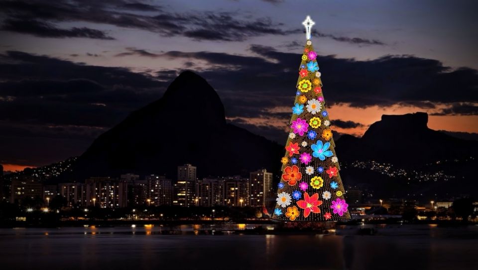 Rio de Janeiro christmas tree