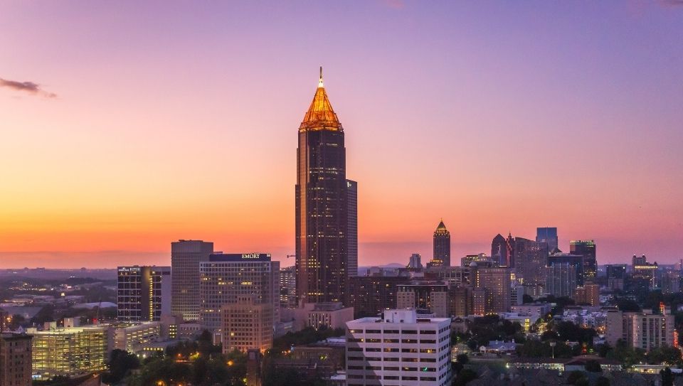 Atlanta Georgia Sunset 